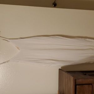 Lovestitch white maxi dress size S/M